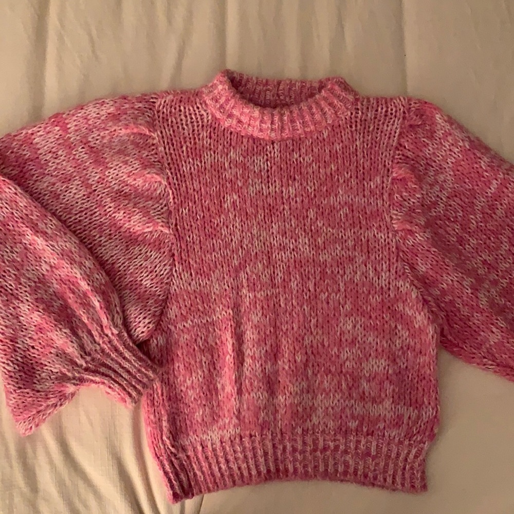 ASOS balloon sleeve knit sweater